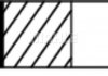 Комплект поршневих кілець 82 (STD) 1,5-2-3,94 поршневі кілця LADA 110, 111, 112, NOVA, SAMARA, SAMARA FORMA 1.5 09.87-04.12р. MAHLE / KNECHT 44881N0 (фото 1)