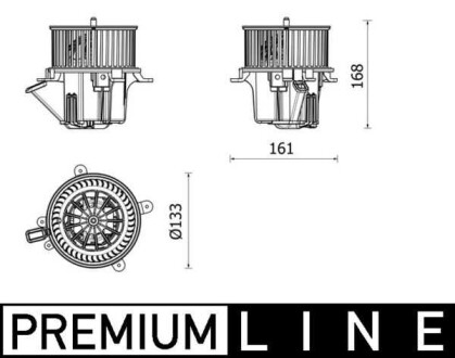 Фото автозапчасти dmuchawa behr premium line MAHLE / KNECHT AB282000P