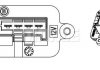 Перемикач вентилятора салону (резистор) OPEL MERIVA A 1.3D-1.8 05.03-05.10 MAHLE / KNECHT ABR 88 000P (фото 2)