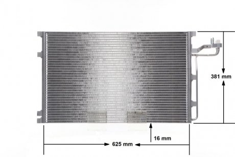 Радиатор кондиционера VOLVO C30, C70 II, S40 II, V50 2.0D-2.5 01.04-06.13 MAHLE / KNECHT AC551001S (фото 1)