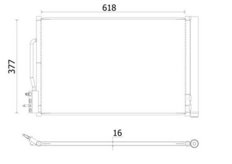 Фото автозапчасти skraplacz MAHLE / KNECHT AC955000S