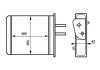 Фото автозапчастини радiатор опалення FIAT PUNTO I / LANCIA Y MAHLE / KNECHT AH 159 000S (фото 1)
