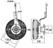 Фото автозапчасти муфта вентилятора радиатора (количество контактов: 2) MAN TGA, TGS I, TGX I D2066LF01-D3876LF09 12.00- MAHLE / KNECHT CFC 135 000P (фото 1)