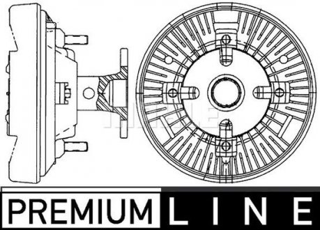 Фото автозапчасти муфта вентилятора радиатора CASE IH 150, 170 MAHLE / KNECHT CFC 231 000P