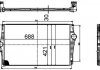 Фото автозапчастини інтеркулер VOLVO XC 90 (02-) D5 MAHLE / KNECHT CI 520 000S (фото 1)