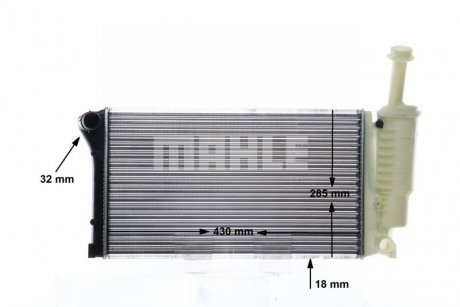 Радіатор охолодження FIAT PANDA (169_) MAHLE / KNECHT CR 10 000S (фото 1)