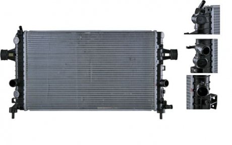 Радиатор двигателя (МКПП) OPEL ASTRA H, ASTRA H CLASSIC, ASTRA H GTC, ZAFIRA B, ZAFIRA B/MINIVAN 1.6-1.8LPG 03.04- MAHLE / KNECHT CR1091000S (фото 1)