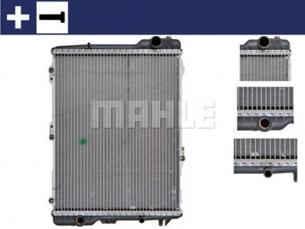 Радиатор двигателя AUDI 80 B4, 90 B3, CABRIOLET B4, COUPE B3 2.0/2.2/2.3 04.87-12.96 MAHLE / KNECHT CR254000S (фото 1)