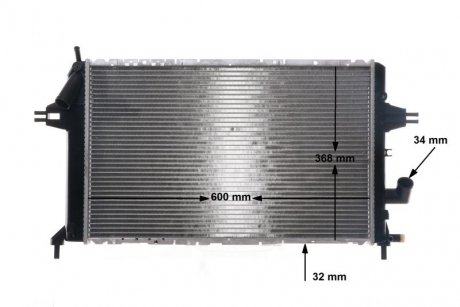 Радиатор двигателя OPEL ASTRA G 1.7D 02.00-12.09 MAHLE / KNECHT CR 305 000S (фото 1)