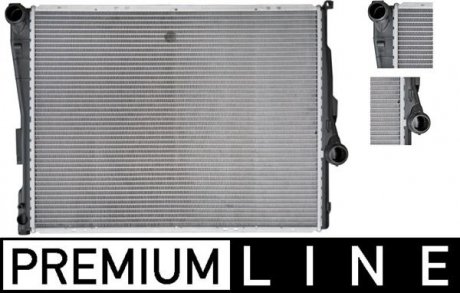 Радиатор двигателя (МКПП) BMW 3 (E46), Z4 (E85), Z4 (E86) 1.6-3.2 12.97-02.09 MAHLE / KNECHT CR455000P (фото 1)