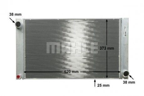 Радиатор двигателя (МКПП) BMW 5 (E60), 5 (E61) 2.0D/2.5D/3.0D 09.02-05.10 MAHLE / KNECHT CR578000P