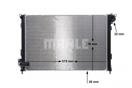 Радіатор охолодження MINI COOPER 1.4/1.6i M/T MAHLE / KNECHT CR 983 000S (фото 1)
