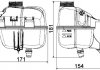 Фото автозапчастини розширювальний бачок BMW I3 (I01); MINI (F56), (R56), (R57), (R58), (R59), CLUBMAN (R55), CLUBVAN (R55), COUNTRYMAN (R60), PACEMAN (R61) 09.06- MAHLE / KNECHT CRT 87 001S (фото 1)