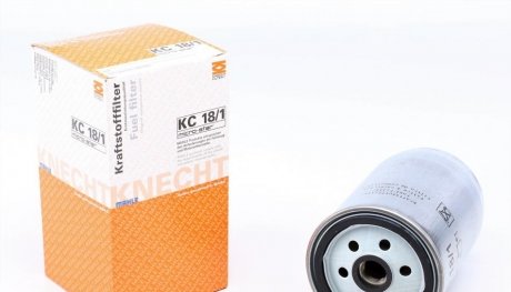 Топливный фильтр DAF 45, 55, F1000, F600, F800; MAN E 2000, TGS, TGX CB108-D3876LF02 12.86- MAHLE / KNECHT KC18/1 (фото 1)