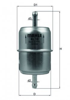 Фильтр топливный Daimler MAHLE / KNECHT KL 18 (фото 1)