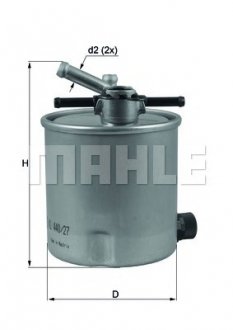 Топливный фильтр MAHLE / KNECHT KL440/27
