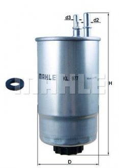 Фильтр топливный MAHLE / KNECHT KL977 (фото 1)