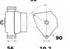 Фото автозапчастини генератор 01181745 Deutz MAHLE / KNECHT MG 344 (фото 1)