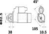 Фото автозапчастини стартер MAHLE / KNECHT MS430 (фото 1)