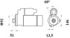 Фото автозапчасти стартер 24V 5,50KW Z12, VOLVO FH, FH 12, (MAHLE) MAHLE / KNECHT MS 761 (фото 1)