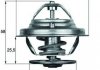 Фото автозапчастини термостат системи охолодження (75°C) MERCEDES S (W116), S (W126), SL (R107) 3.5-4.9 05.71-08.85 MAHLE / KNECHT TX1975D (фото 2)