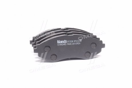 Колодки торм.дисковые передн. DAEWOO LANOS 1.6 16V (пр-во) MANDO MPD03 (фото 1)