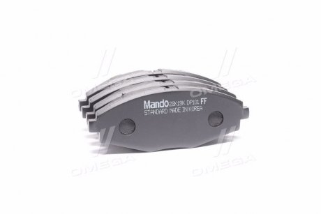 Колодки гальмівні дискові DAEWOO LANOS 1.5 передн. (вир-во) MANDO MPD06 (фото 1)