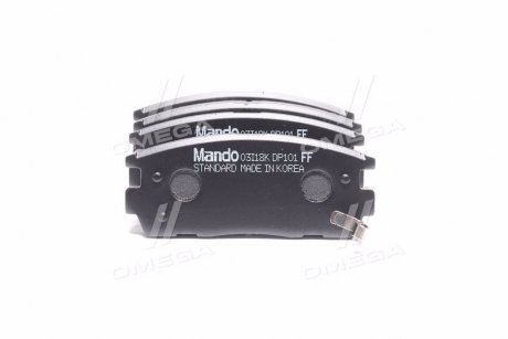 Колодки гальмові дискові задні MANDO MPD29