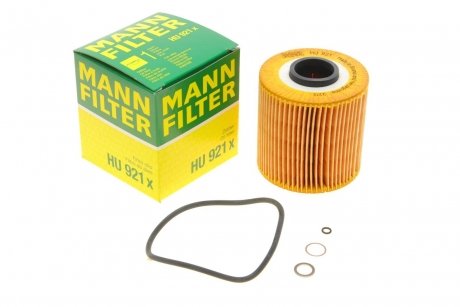 Масляный фильтр BMW 3 (E30), 3 (E36), 5 (E34) 1.6/1.8 12.84-08.00 MANN HU921X (фото 1)