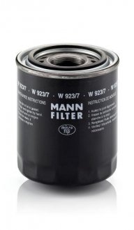 Гидравлический фильтр коробка передач CASE IH CS 903-27/903-27T 01.96- MANN W 923/7 (фото 1)