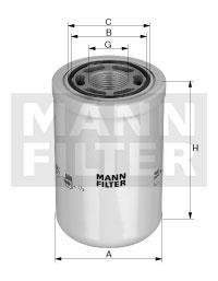 Гідравлічний фільтр MANN WH1257/1 (фото 1)