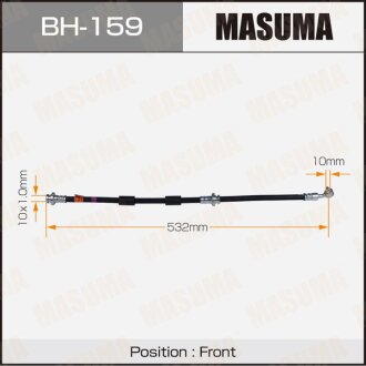 Фото автозапчасти тормозной шланг Maxima CA33 99-04, Infiniti I30, I35 CA33 99-04 MASUMA BH159