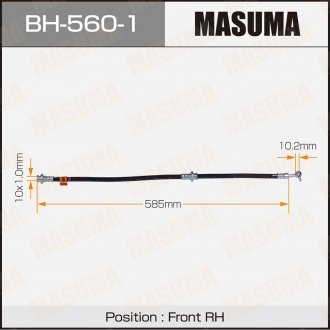 Тормозной шланг Tiida C11X 07- пер прав MASUMA BH5601