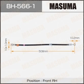Шланг тормозной передн GRAND VITARA MASUMA BH5661