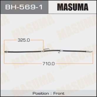 Фото автозапчасти тормозной шланг RAV-4 ACA3, ASA3, GSA3 05- MASUMA BH5691