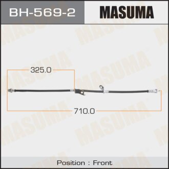 Фото автозапчасти тормозной шланг RAV-4 ACA3, ASA3, GSA3 05- MASUMA BH5692