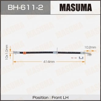 Шланг тормозной MASUMA BH6112