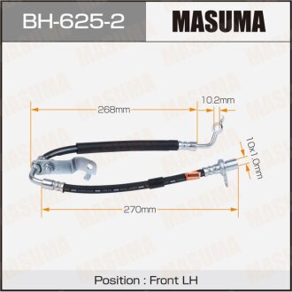 Фото автозапчасти тормозной шланг Mazda-6 GH 07-12 MASUMA BH6252