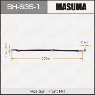 Фото автозапчасти тормозной шланг Murano Z50 03-08 MASUMA BH6351