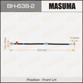 Шланг тормозной MASUMA BH6382 (фото 1)