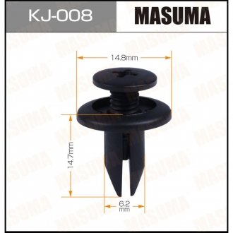 Клипса (кратно 50) (KJ-008) MASUMA KJ008 (фото 1)