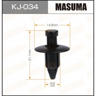 Клипса (кратно 50) (KJ-034) MASUMA KJ034 (фото 1)