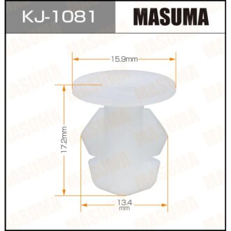 Фото автозапчасти клипса крепления MASUMA KJ1081