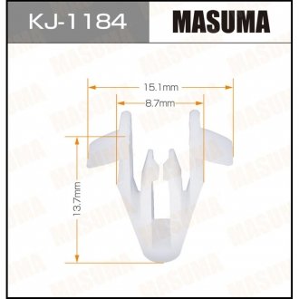 Клипса (кратно 50) (KJ-1184) MASUMA KJ1184 (фото 1)