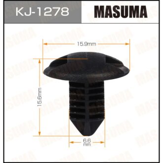 Фото автозапчасти клипса крепления MASUMA KJ1278