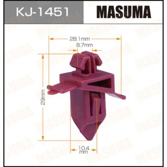 Фото автозапчасти клипса крепления MASUMA KJ1451