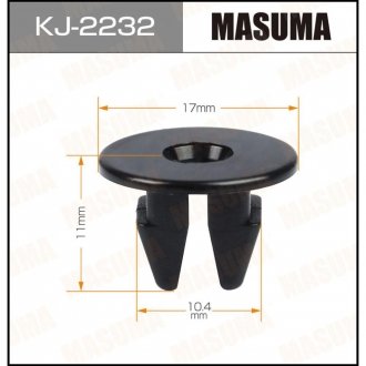 Клипса (кратно 50) (KJ-2232) MASUMA KJ2232 (фото 1)