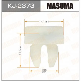 Клипса (кратно 10) MASUMA KJ2373 (фото 1)