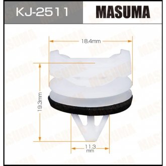 Клипса (кратно 10) MASUMA KJ2511