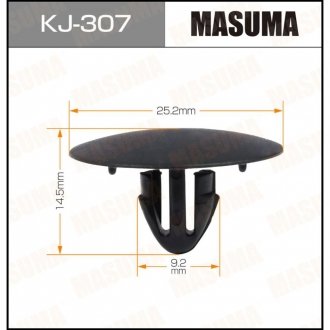 Клипса (кратно 50) MASUMA KJ-307 (фото 1)